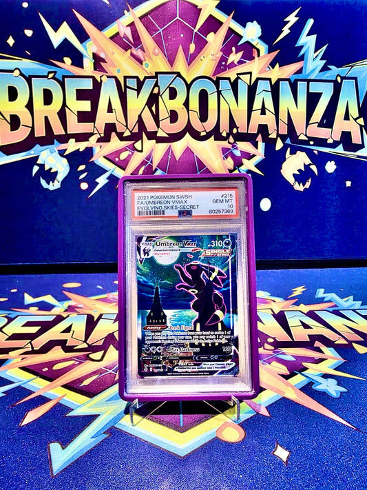 🌙 Evolving Skies Umbreon VMAX PSA 10 MAJOR Wheel 🌑